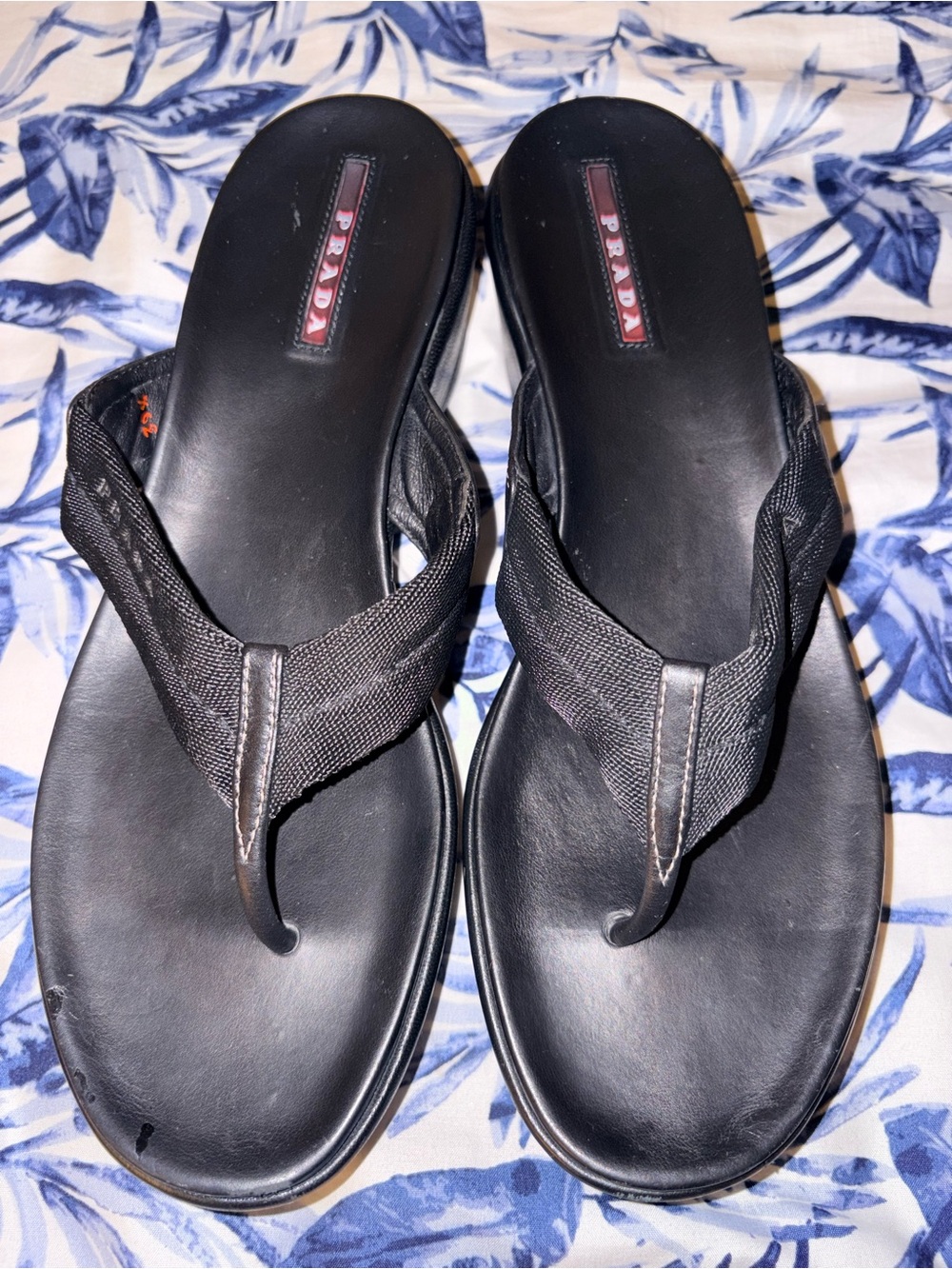 Prada Wedge Thong Slip On